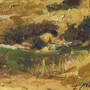 Fermin Alegre (1947-1996) “Countryside Landscape” - 2
