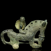Iron Age (3rd-2nd c. BC) ‘Fibula of a horseman on horseback with shield’ - 6