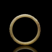 Hetian jade bracelet carved 
