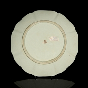Plato de porcelana
