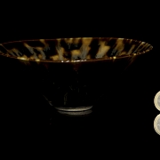 Stoneware bowl with ‘Hare skin’ glaze, Song style - 5