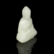 Figura de jade blanco tallado