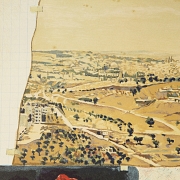 阿里·阿泽内（1934）《耶路撒冷风景与花瓶》 - 1