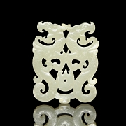 Placa de jade blanco 