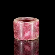 Red jade archer's ring, Qing dynasty