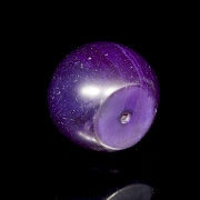 Cuenta de ágata morada, dinastía Liao