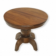 Carved wooden side table, 20th century