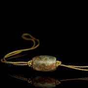 Carved jade bead, Hongshan culture