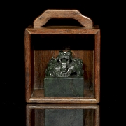 Sello de jade espinaca 