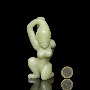 Figura de jade tallado
