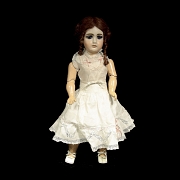 Muñeca de porcelana, Europa, ca. 1885-1898
