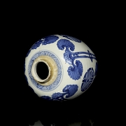 Tibor de porcelana esmaltada