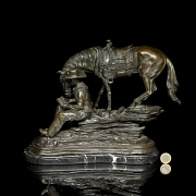 Jean Pierre Masier (1878–1957) ‘Cowboy with Horse’ - 6