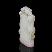 Sello de jade blanco
