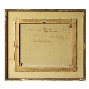 F·里维拉（20世纪）《午后阳光》，1950年 F. Rivera (s.XX)