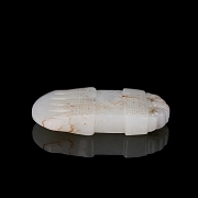 Carved jade plaque ‘Axe’, Qing dynasty