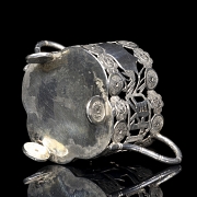 Recipiente de plata china 