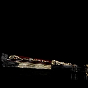 两把扇子，《花与景》，20世纪