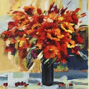 Michael Milkin (1964) ‘Red and Yellow Bouquet’ - 1