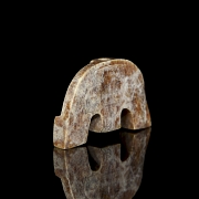 Colgante de jade rojizo 