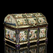 Capodimonte “Porcelain chest,” 20th century
