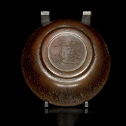 Recipiente tallado, con sello Qianlong - 4