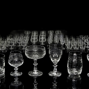Set of glassware, Germany, 20th century