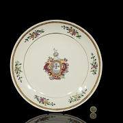 Plato de porcelana