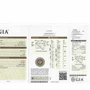 Diamante natural en talla brillante de 0,50 ct