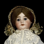 Muñeca de porcelana clásica, Alemania, pps. s.XX
