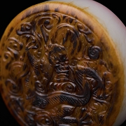 Sello circular de jade