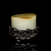 Sello de jade blanco