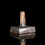 Square copper seal, Qing dynasty