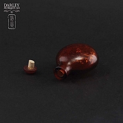 玛瑙鼻烟壶 一组两件 - 2