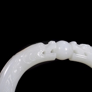 Brazalete de jade blanco 