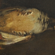 19th-20th century Spanish school ‘Still life with partridges’