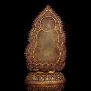 Jade blanco de Hetian y plata 