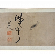 Album of prints entitled ‘Flowers and Birds’ signed by Bada Shanren