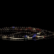 Chaozhu de cuentas de colores, dinastía Qing