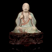 Figura de Shoushan policromada