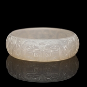 Brazalete de ágata rosa