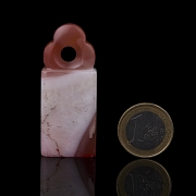 Sello de ágata Nanhong, dinastía Qing