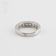 Anillo en plata de ley, 925m/m, con circonitas - 3