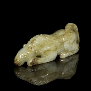 Jade figurine “Horse”, Qing dynasty - 4