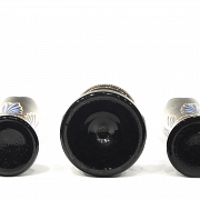 Quinqué and pair of Art Nouveau vases, 20th century - 3