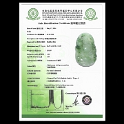 Colgante de jadeita natural