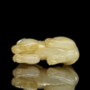 Carved jade figure “Dog,” Qing dynasty - 5