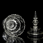 切割玻璃糖果盒，19世纪