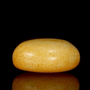 Roca de jade blanco tallado, dinastía Qing