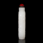 Botella de rapé de jade de Hetian 